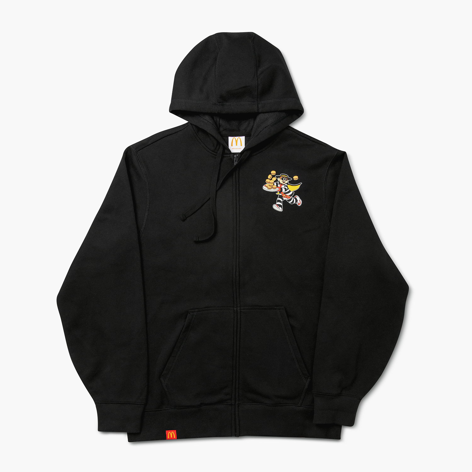 Black Hamburglar Hoodie front
