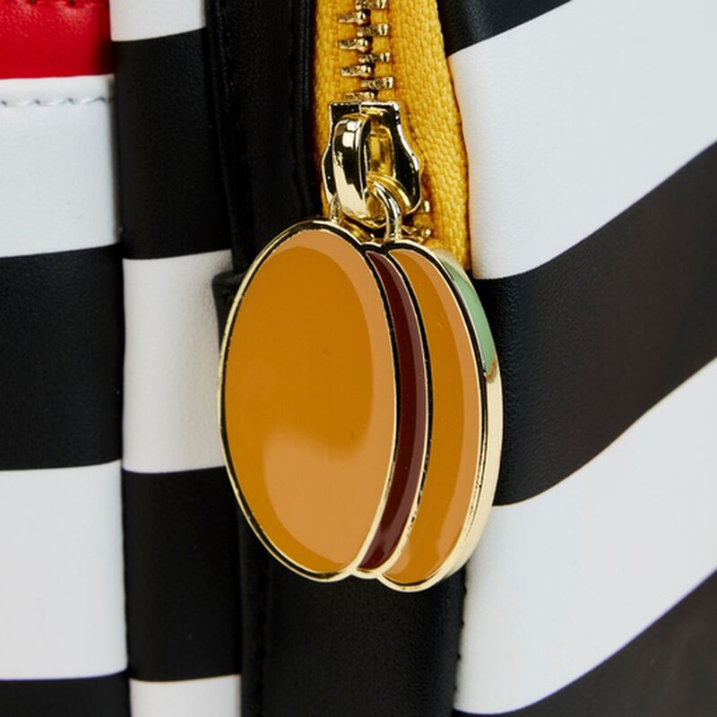 Hamburger Metal Zipper Embellishment