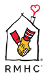 Ronald McDonald House Foundation hand holding logo
