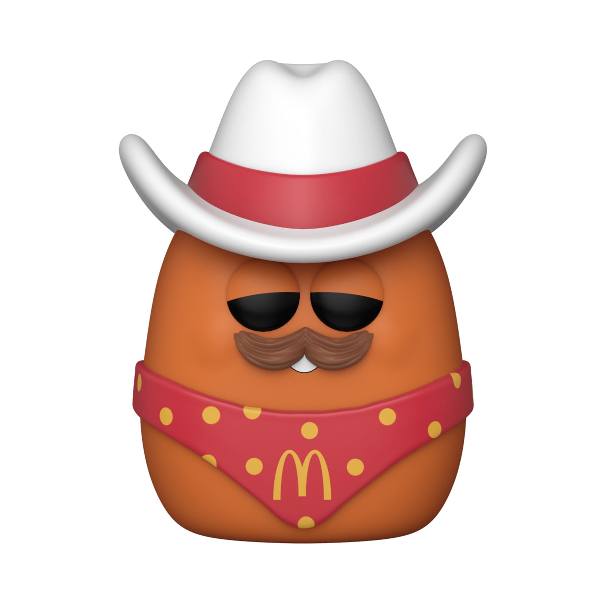 View McNugget Buddies Collection, Image Cowboy McNugget with White Cowboy hat and red bandana with yellow arch
