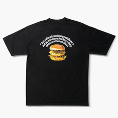 Oversized 'Big Mac Ingredient' Black Vintage Tee - McDonald's