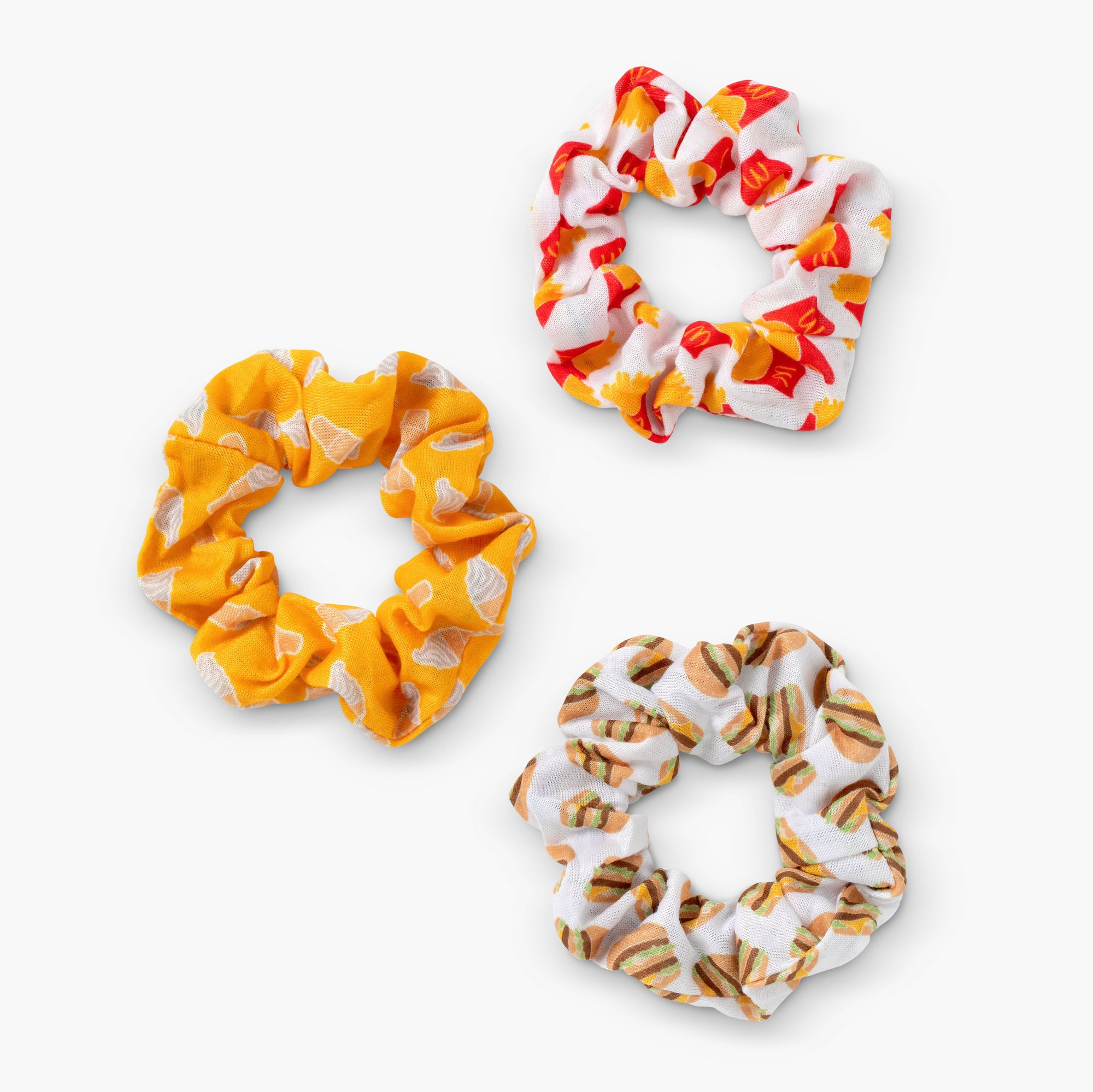 Scrunchie St Food Icon Scrunchie Set - McDonald’s Golden Arches Unlimited