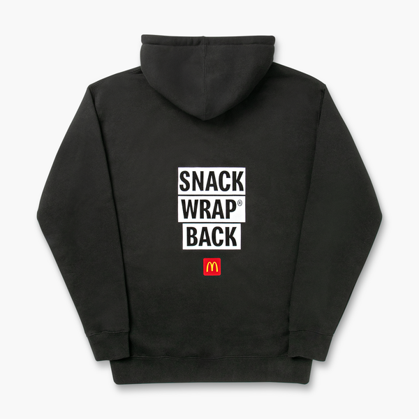 Black Snack Wrap Phoenix Streetwear Hoodie - McDonald's Golden