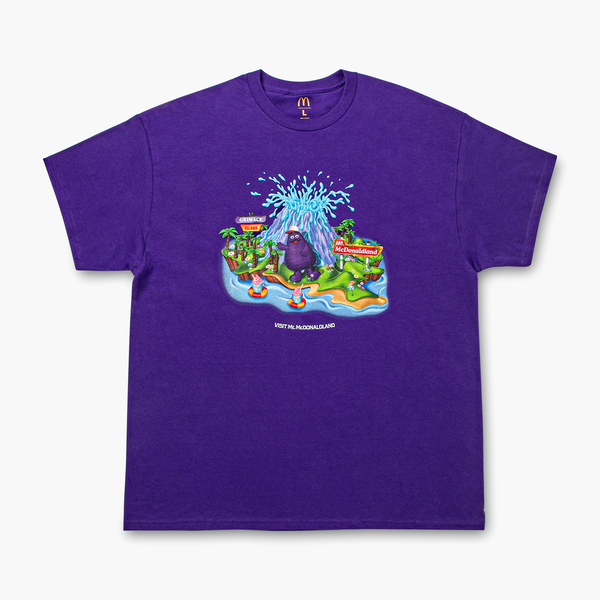 Grimace Island Expedition Tee - McDonald's Golden Arches Unlimited