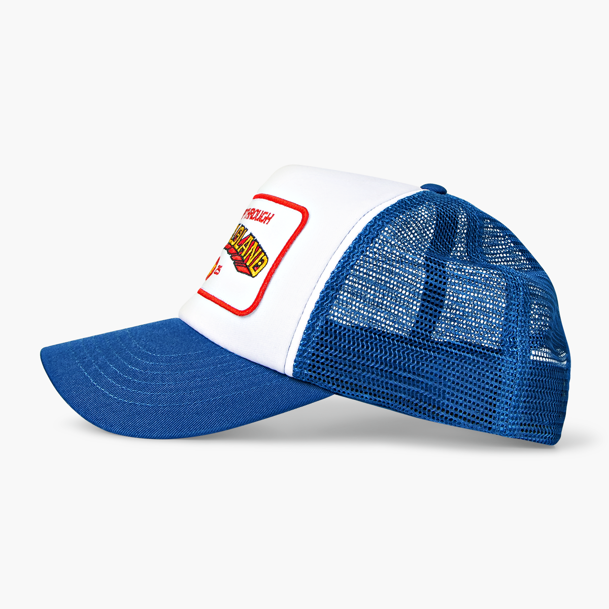 レア品 McDonalds マクドナルド Blue YellowHat Cap McDonaldland Trip Trucker Hat - McDonald's Golden Arches