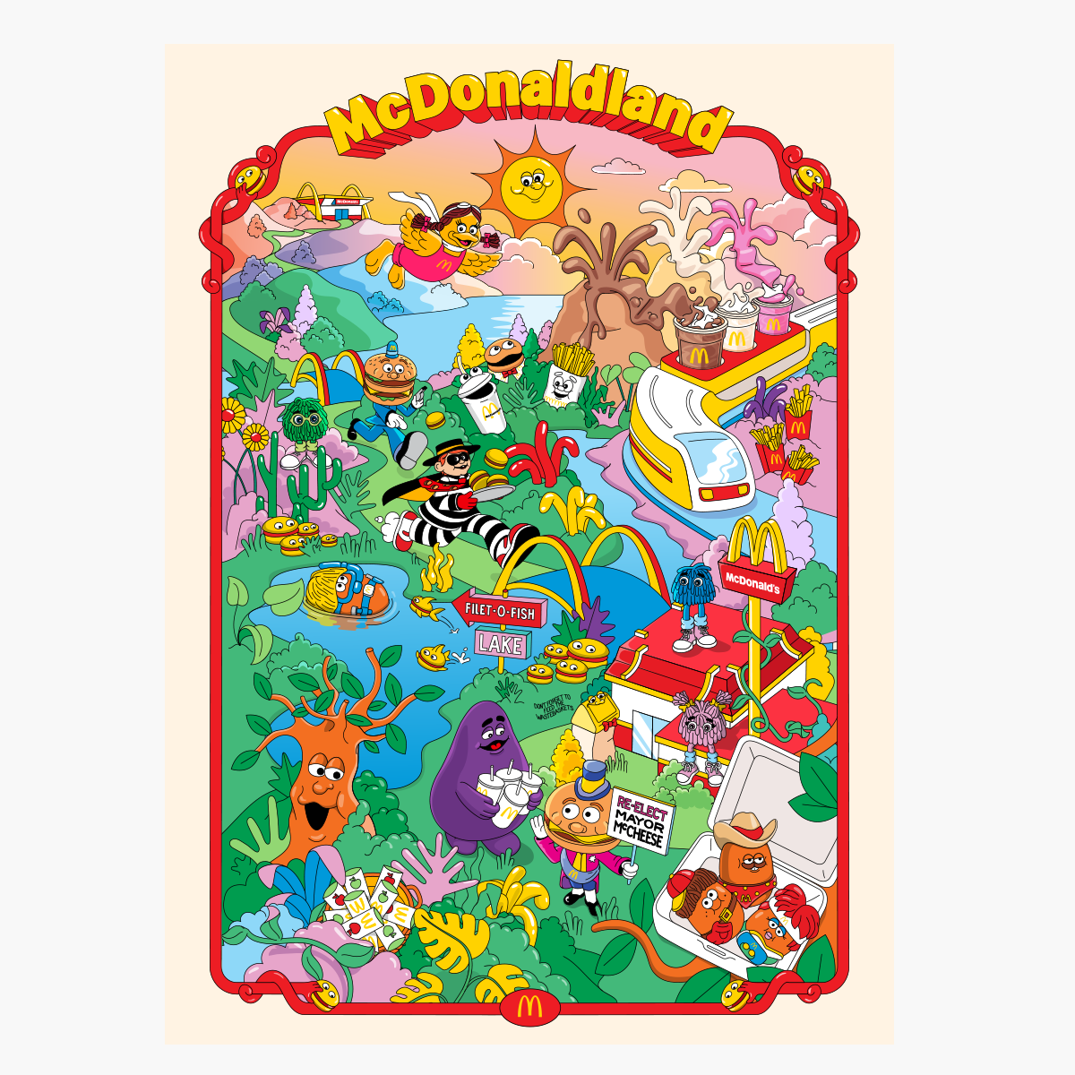 McDonaldland Puzzle - McDonald's Golden Arches Unlimited McDonaldland Puzzle - McDonald's Golden Arches Unlimited
