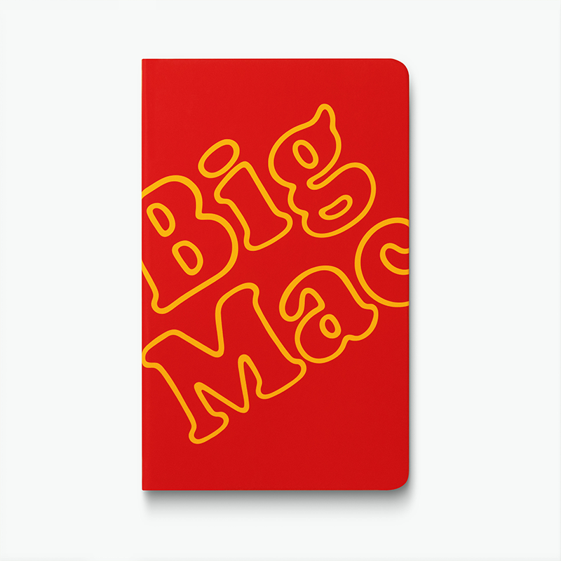 Red Big Mac Lined Journal