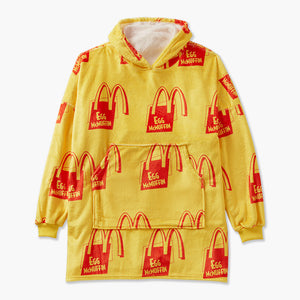 Yellow and Red McDonald's Egg McMuffin Hoodie
